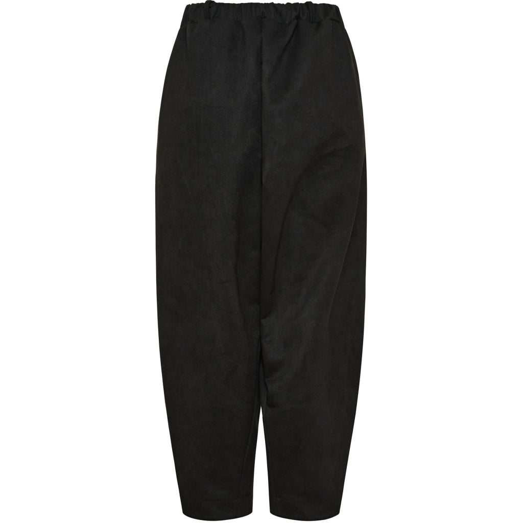 MARTA DU CHATEAU MArta du Chateau Dam Byxor MdcPilea 16635Suede Pant Nero