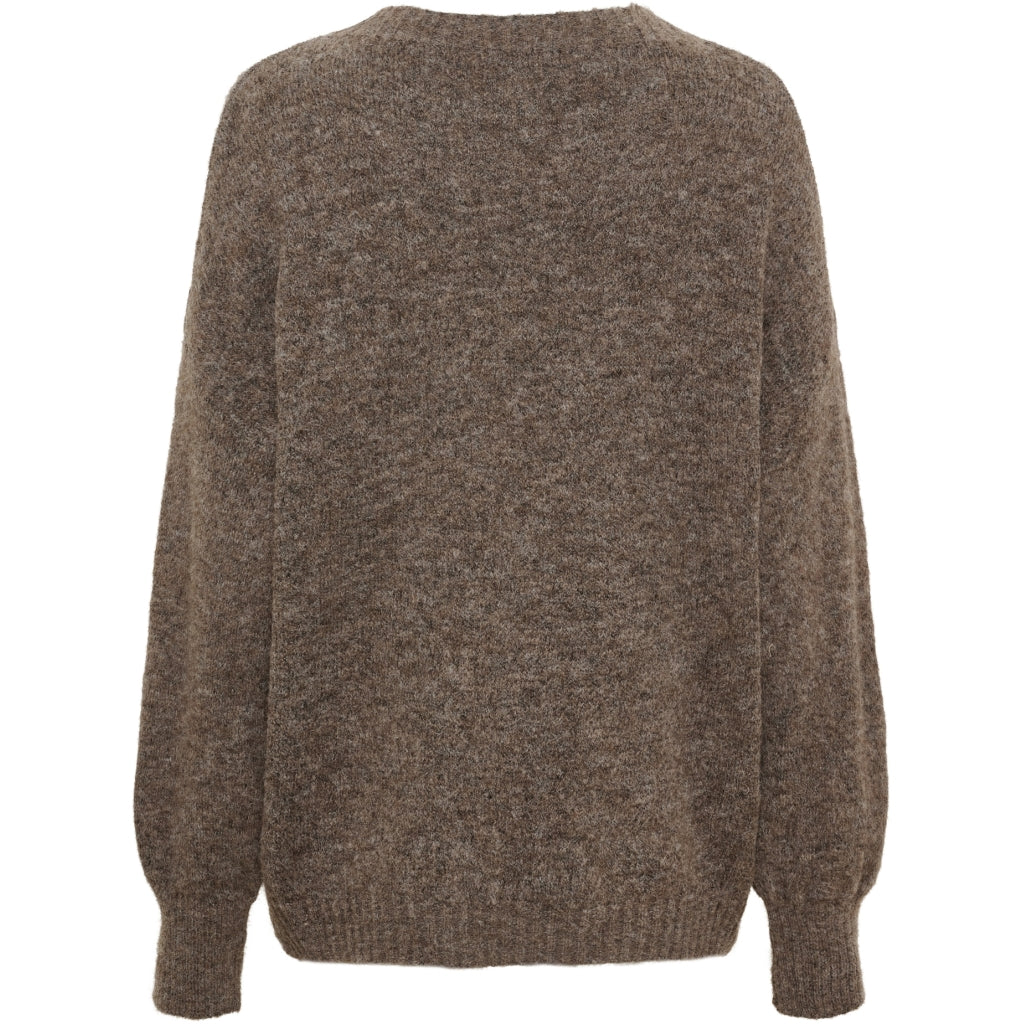 MARTA DU CHATEAU MArta du chateau Dam Stickad MdcMimosa 17008 Knit Fango