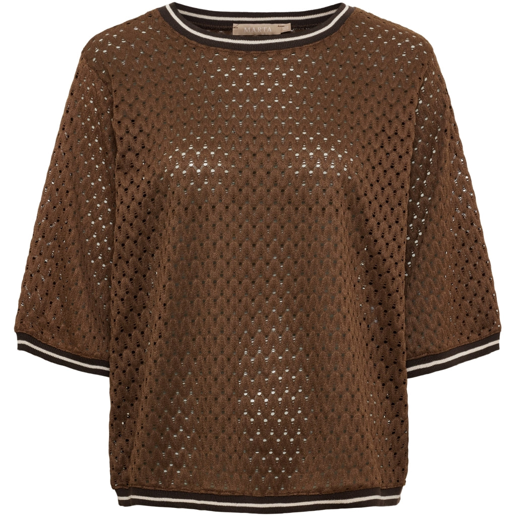 MARTA DU CHATEAU Marta Du Chateau Dam Blus MdcRowan 8701 Blouse Moro