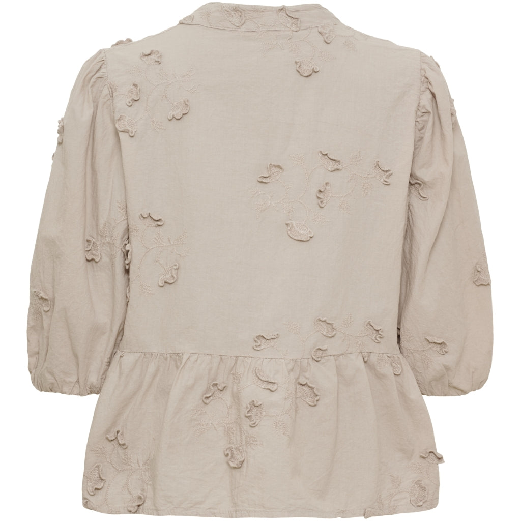MARTA DU CHATEAU Marta Du Chateau Dam Blus MdcSafiya Blouse Beige