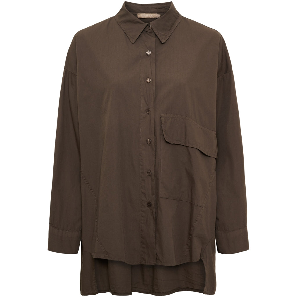 MARTA DU CHATEAU Marta Du Chateau Dam Skjorta MdcLisandra Shirt Moro85831