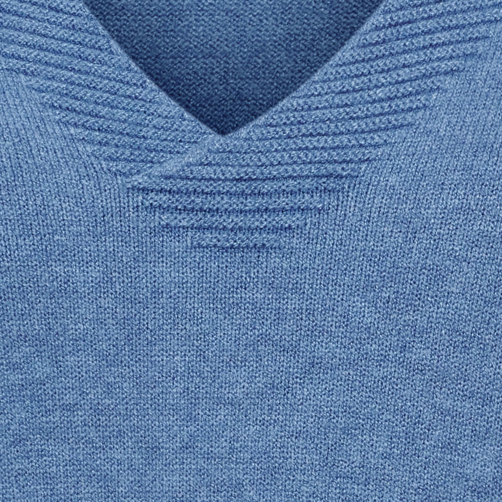 MARTA DU CHATEAU Marta Du Chateau Dam Stickad MdcInaya 9587 Knit Jeans Blue Melange