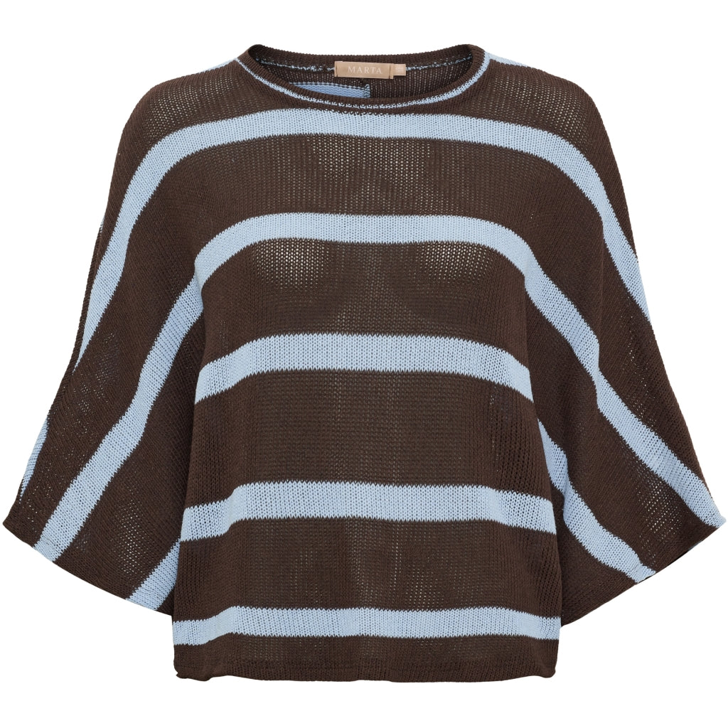MARTA DU CHATEAU Marta Du Chateau Dam Stickat MdcCascade 58678 Knit Moro/Sky
