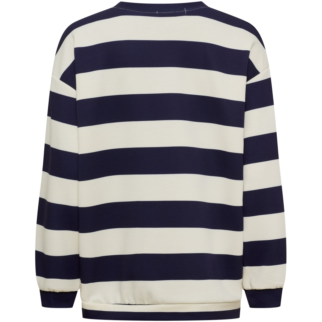 MARTA DU CHATEAU Marta Du Chateau Dam Sweatshirt MdcNerina Sweatshirt Blue/Jeans
