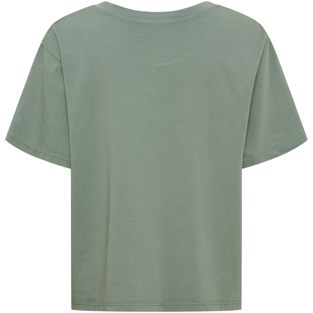 MARTA DU CHATEAU Marta Du Chateau Dam T-shirt MdcLuana T-shirt Kaki