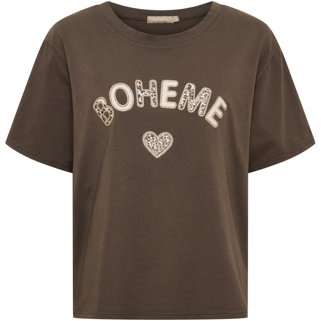 MARTA DU CHATEAU Marta Du Chateau Dam T-shirt MdcLuana T-shirt Moro