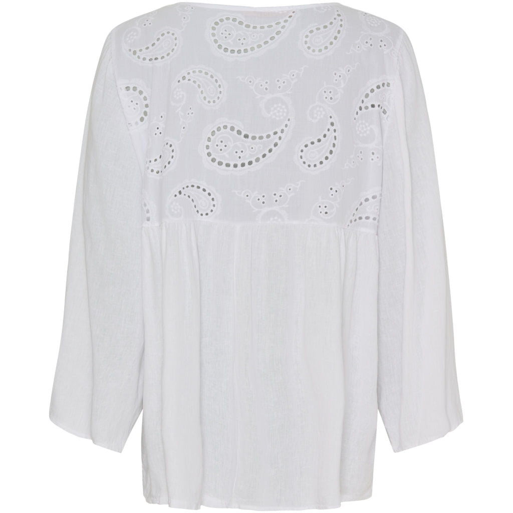 MARTA DU CHATEAU Marta Du Chateau dam blus MdcCaterina 5616 Blouse White