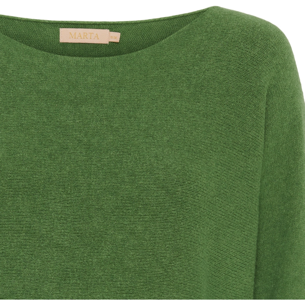 MARTA DU CHATEAU Marta Du Chateau dam stickad Dagmar 5001 Knit AWGreen4018