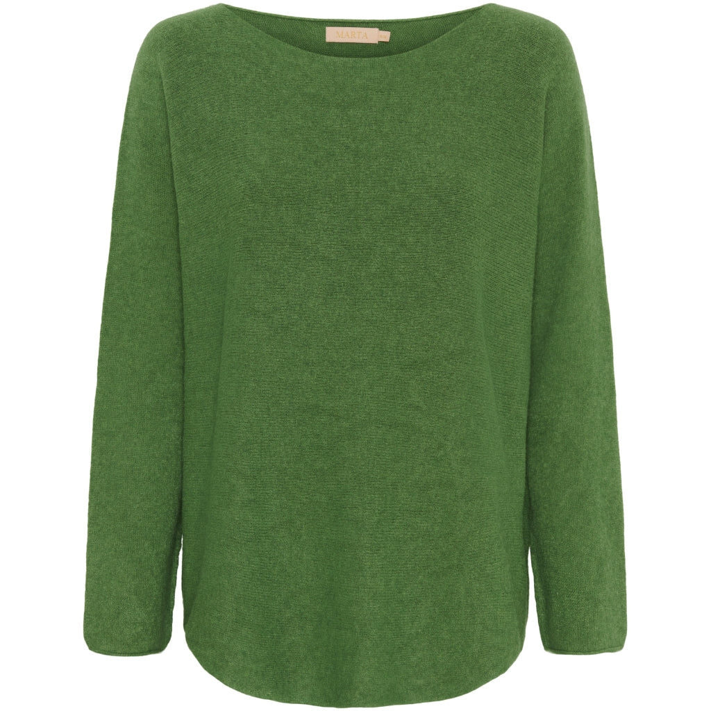 MARTA DU CHATEAU Marta Du Chateau dam stickad Dagmar 5001 Knit AWGreen4018