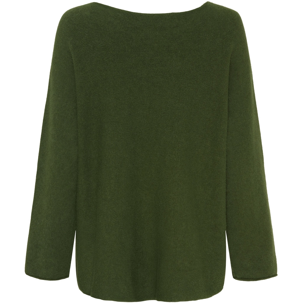 MARTA DU CHATEAU Marta Du Chateau dam stickad Dagmar 5001 Knit Army9436
