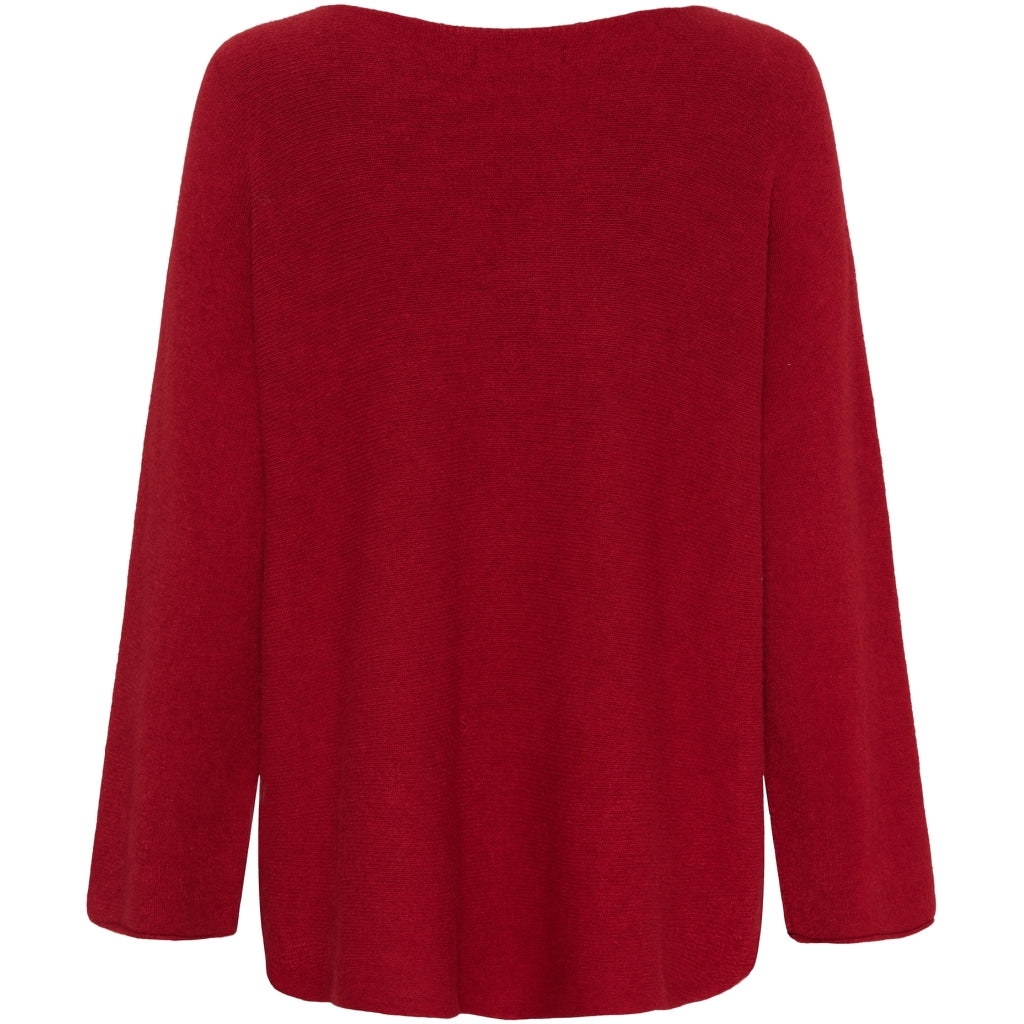 MARTA DU CHATEAU Marta Du Chateau dam stickad Dagmar 5001 Knit Red4308
