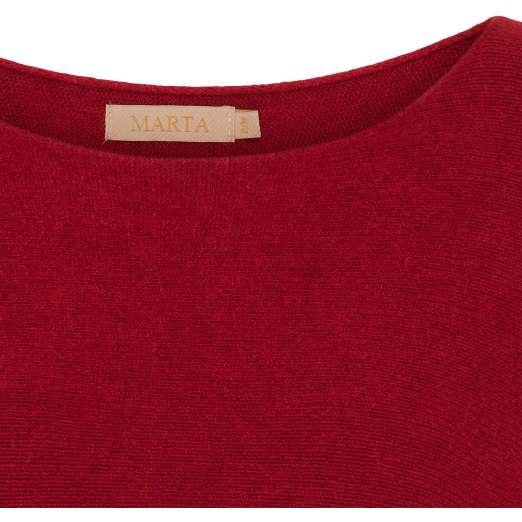 MARTA DU CHATEAU Marta Du Chateau dam stickad Dagmar 5001 Knit Red4308
