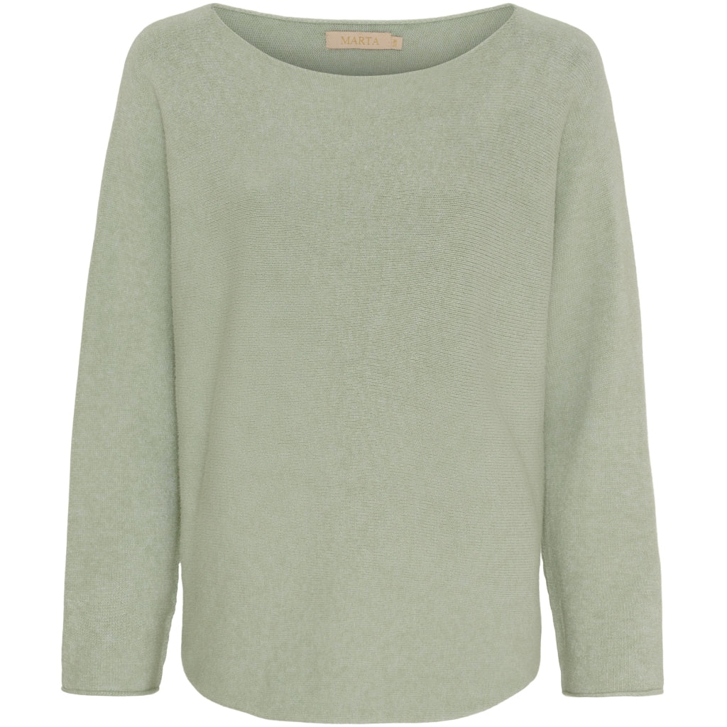 MARTA DU CHATEAU Marta Du Chateau dam stickad Dagmar 5001 Knit Salvia1178