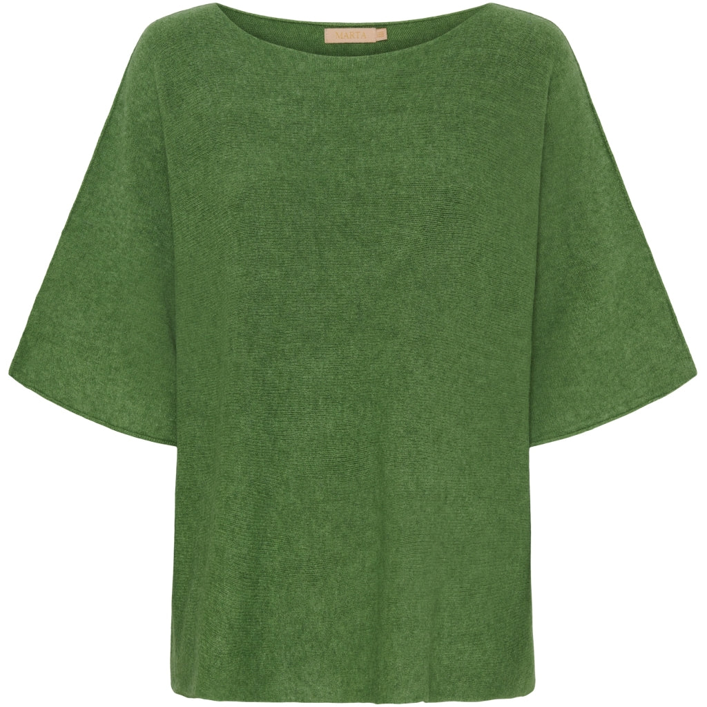 MARTA DU CHATEAU Marta Du Chateau dam stickad MdcSia Knit AW Green 4018