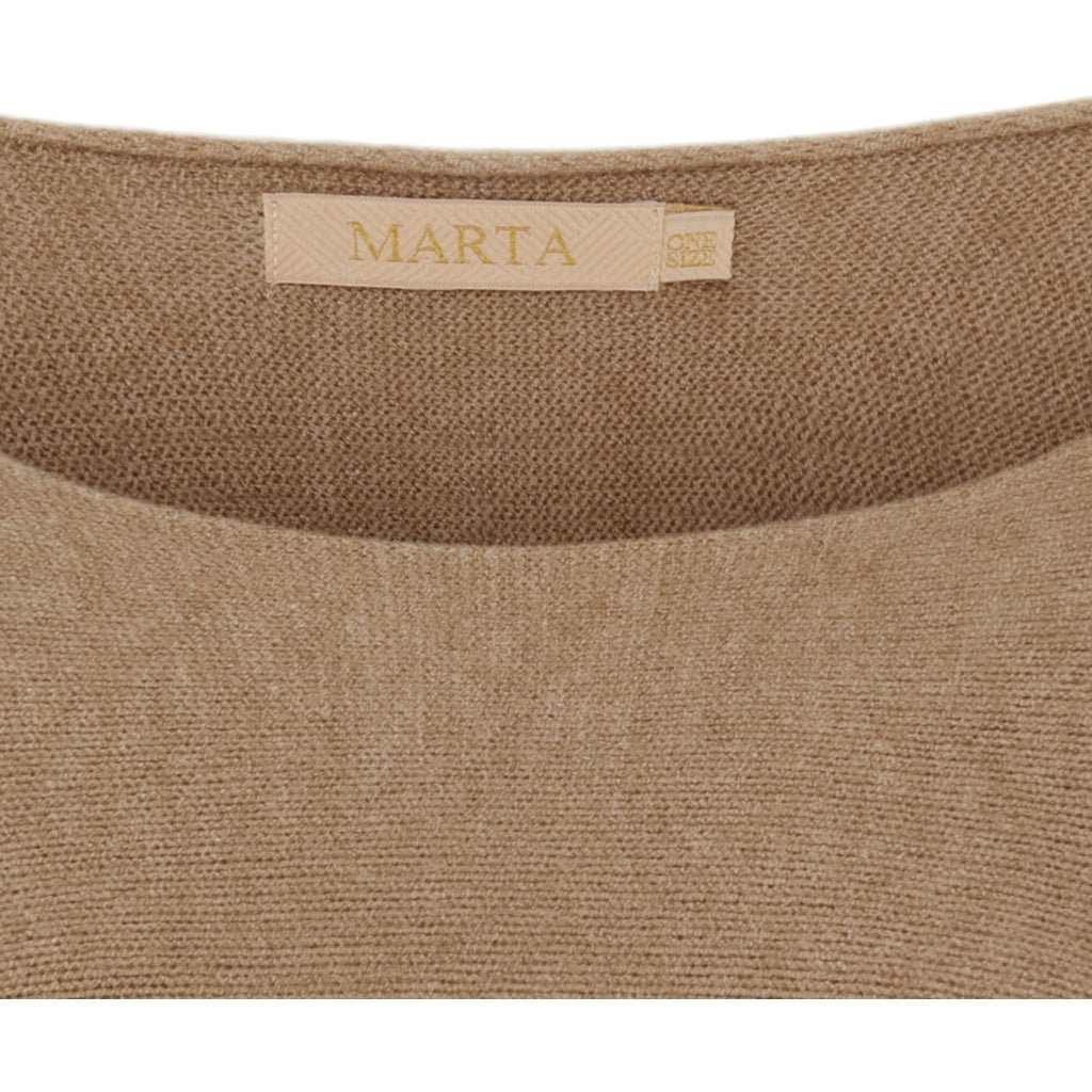 MARTA DU CHATEAU Marta Du Chateau dam stickad MdcSia Knit Camel