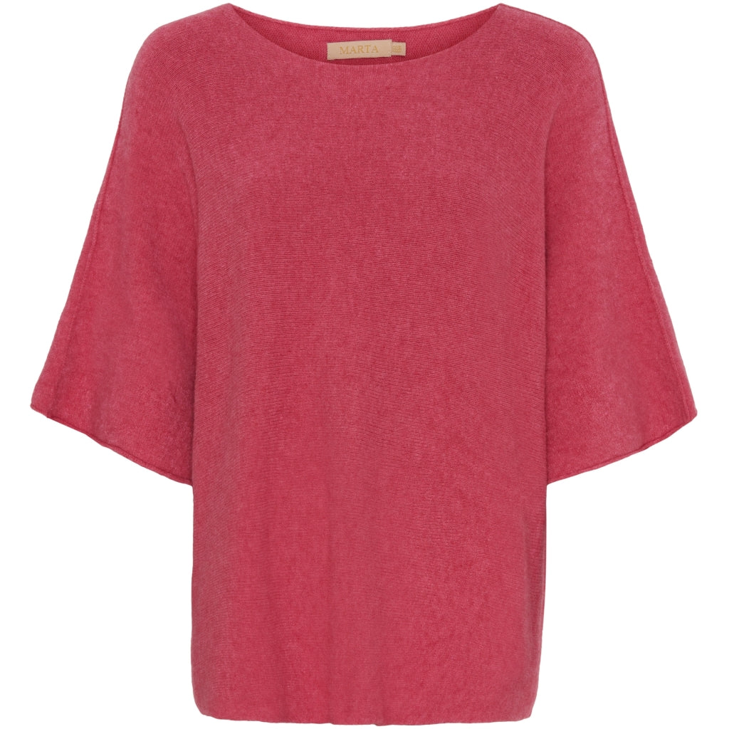 MARTA DU CHATEAU Marta Du Chateau dam stickad MdcSia Knit Rasberry2880