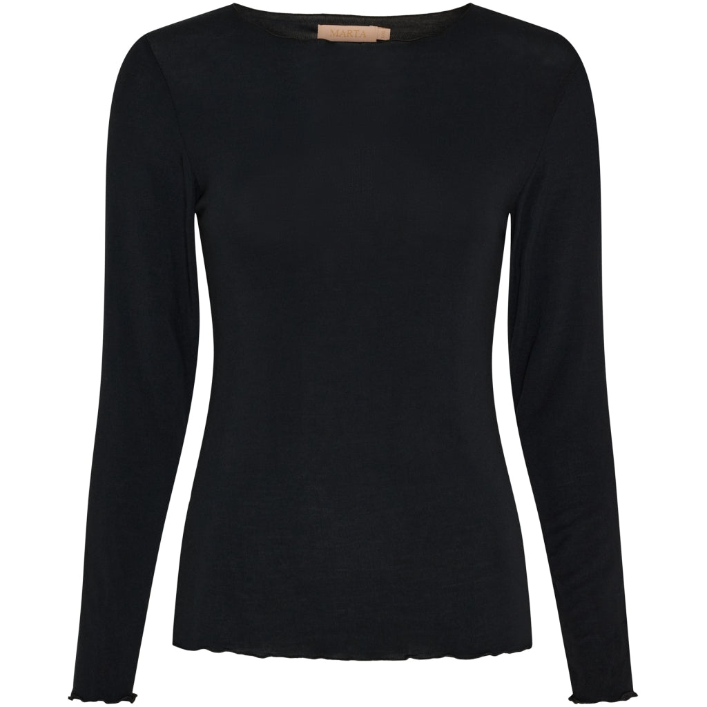 MARTA DU CHATEAU Marta Du Chateau dam t-shirt MdcLeonora 5894 T-shirt Black