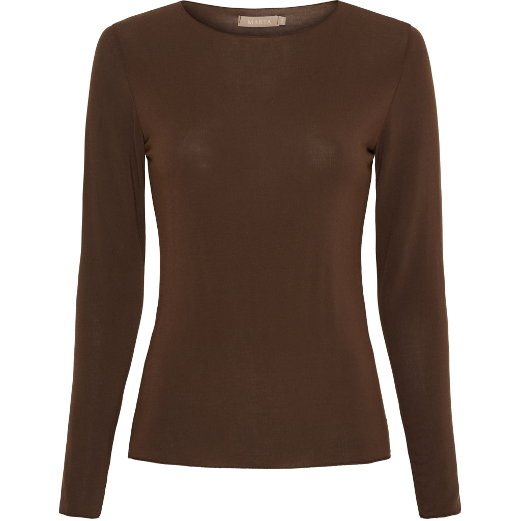 MARTA DU CHATEAU Marta Du Chateau dam t-shirt MdcLeonora 5894 T-shirt Moro