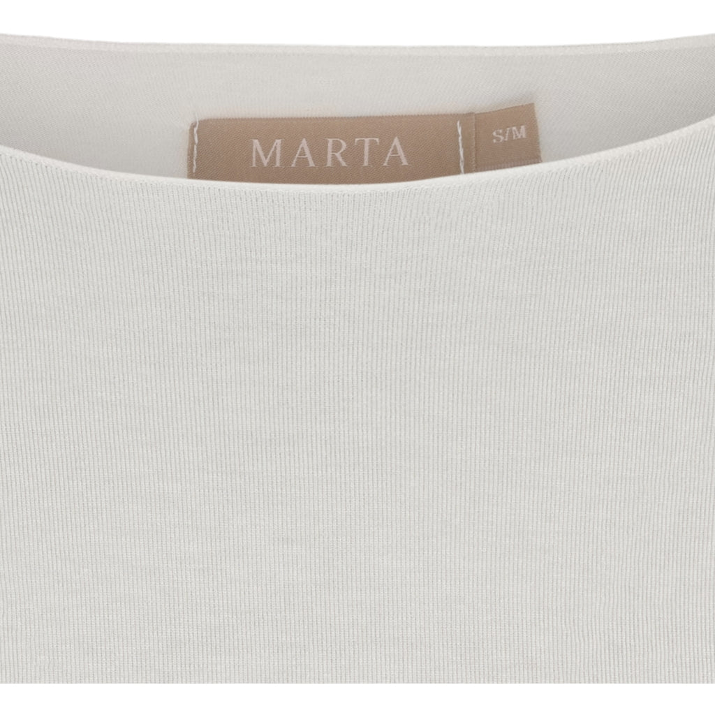 MARTA DU CHATEAU Marta Du Chateau dam t-shirt MdcLeonora 5894 T-shirt White
