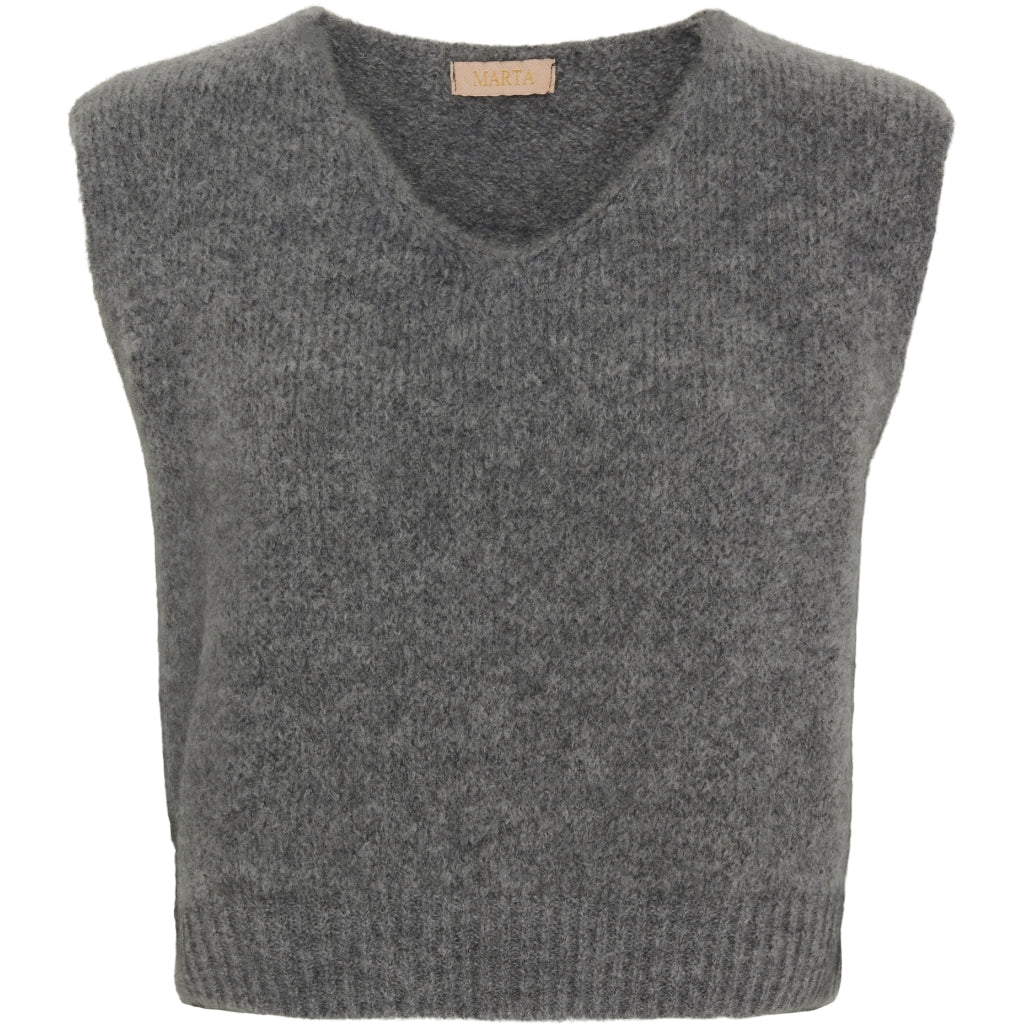 MARTA DU CHATEAU Marta Du Chateau dam väst MdcMarlene 5114 Vest Grey2901