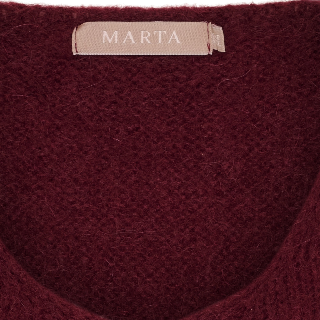 MARTA DU CHATEAU Marta Du Chateau dam väst MdcMarlene 5114 Vest Bordeaux