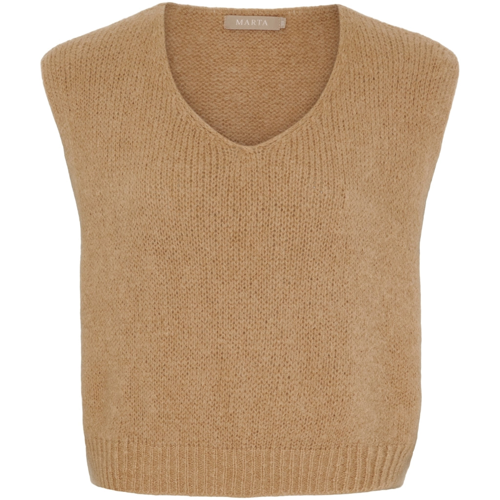 MARTA DU CHATEAU Marta Du Chateau dam väst MdcMarlene 5114 Vest Camello22640