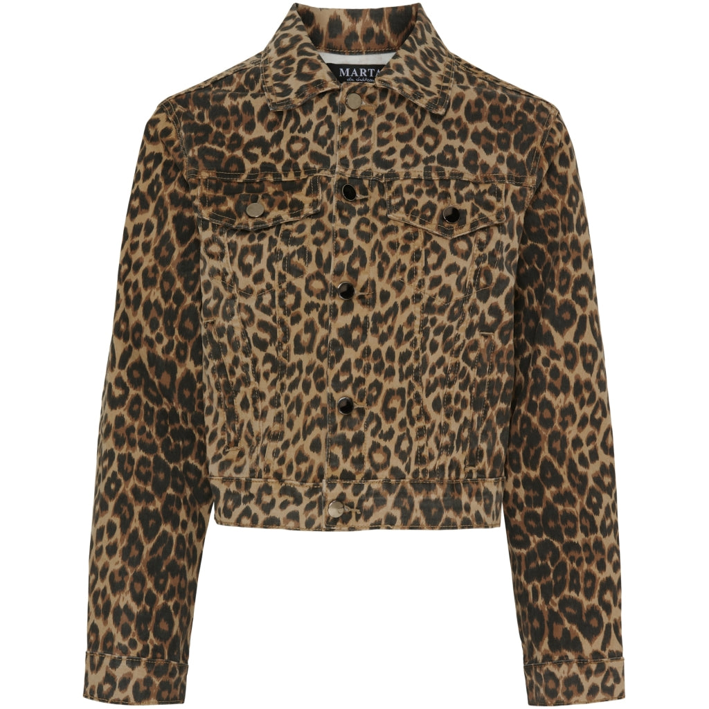 MARTA DU CHATEAU Marta Du Chateau dam denimjacka MDCAdna Jacket Denim Leo