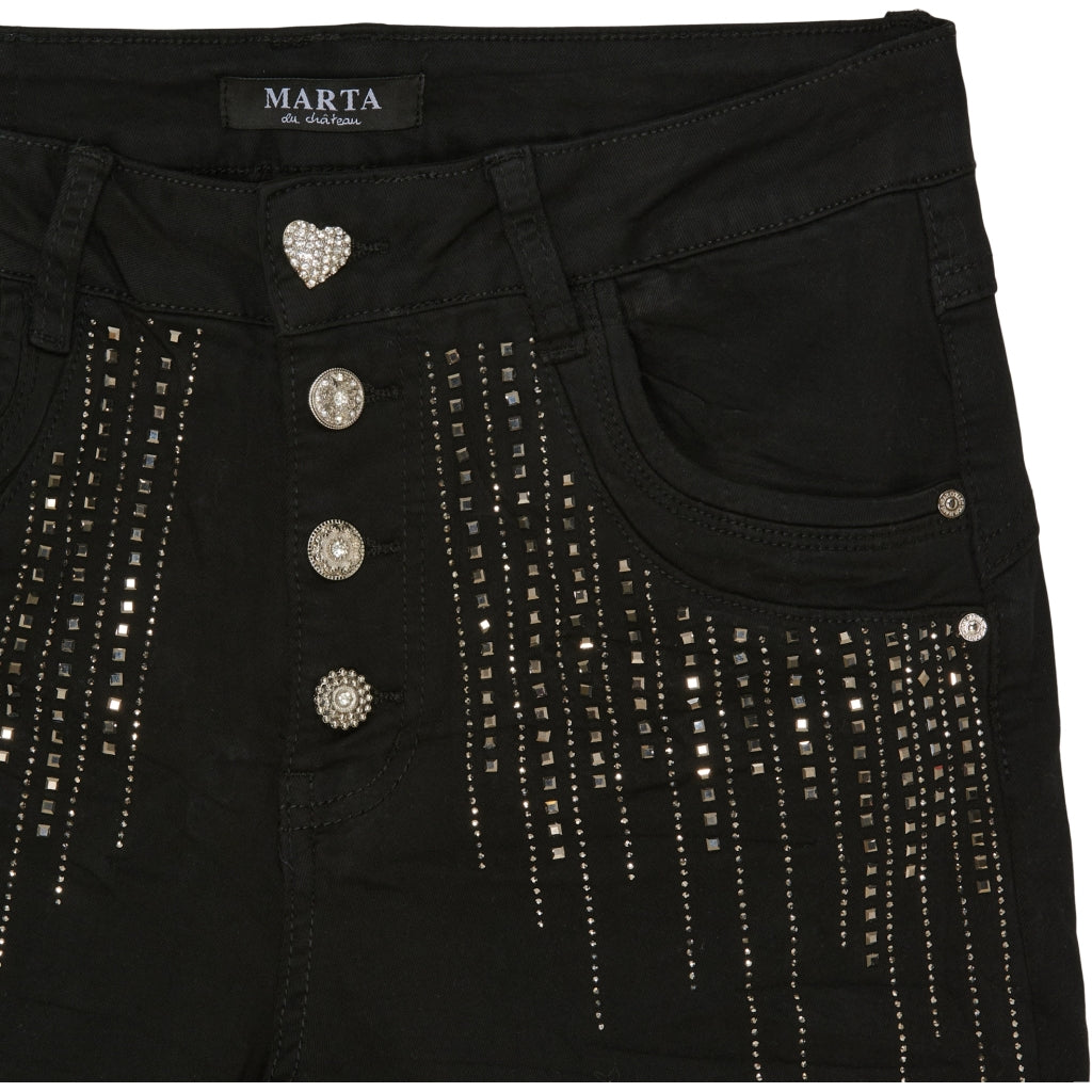 MARTA DU CHATEAU Marta Du Chateau dam jeans Emma 2680-1 Jeans Denimblack