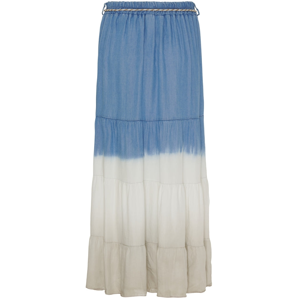 MARTA DU CHATEAU Marta Du Chateau dam kjol MdcTekla Skirt LightBlue/White/Beige