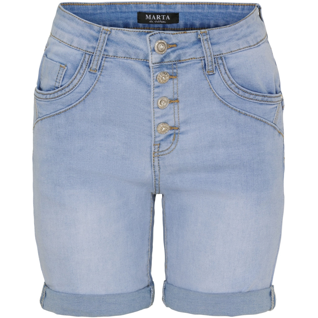 MARTA DU CHATEAU Marta Du Chateau dam shorts MdcSimona Restudsalg Denim