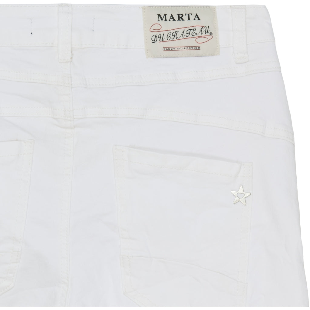 MARTA DU CHATEAU Marta Du Chateau dam shorts MdcSofia Shorts White