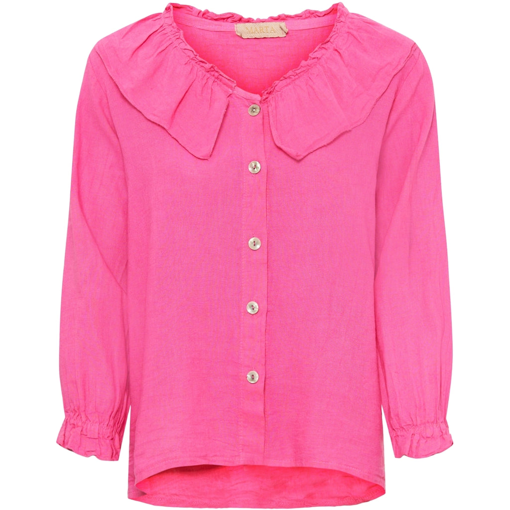 MARTA DU CHATEAU Marta du chateau dam blus K1123 Shirt Fuxia