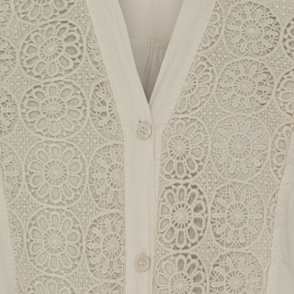 MARTA DU CHATEAU Marta Du Chateau dam skjorta MdcMargherita Shirt Sabbia