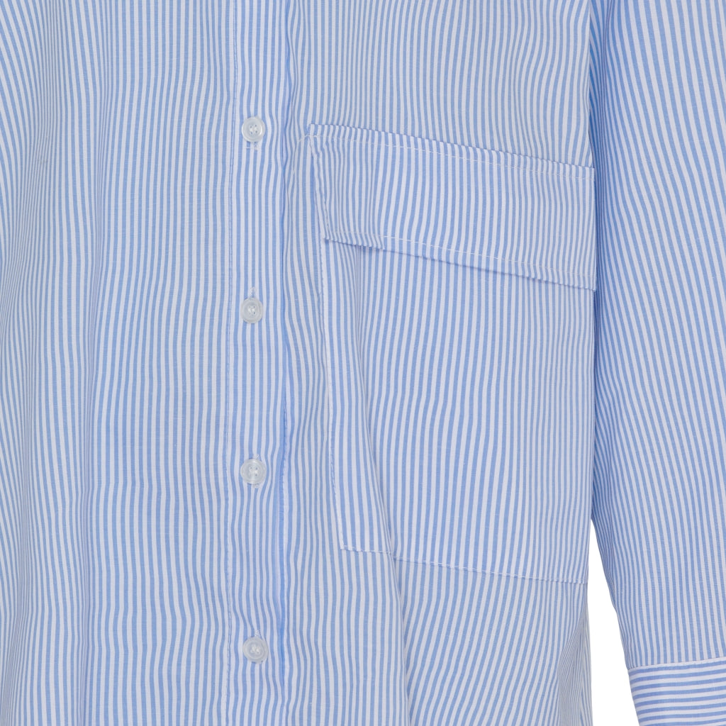 MARTA DU CHATEAU Marta Du Chateau dam skjorta MdcMinerva Shirt Skyblue