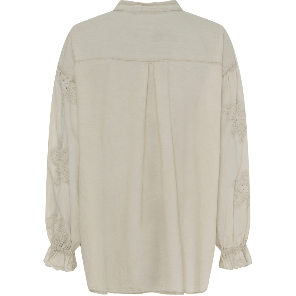 MARTA DU CHATEAU Marta Du Chateau dam skjorta MdcRiley Shirt Beige