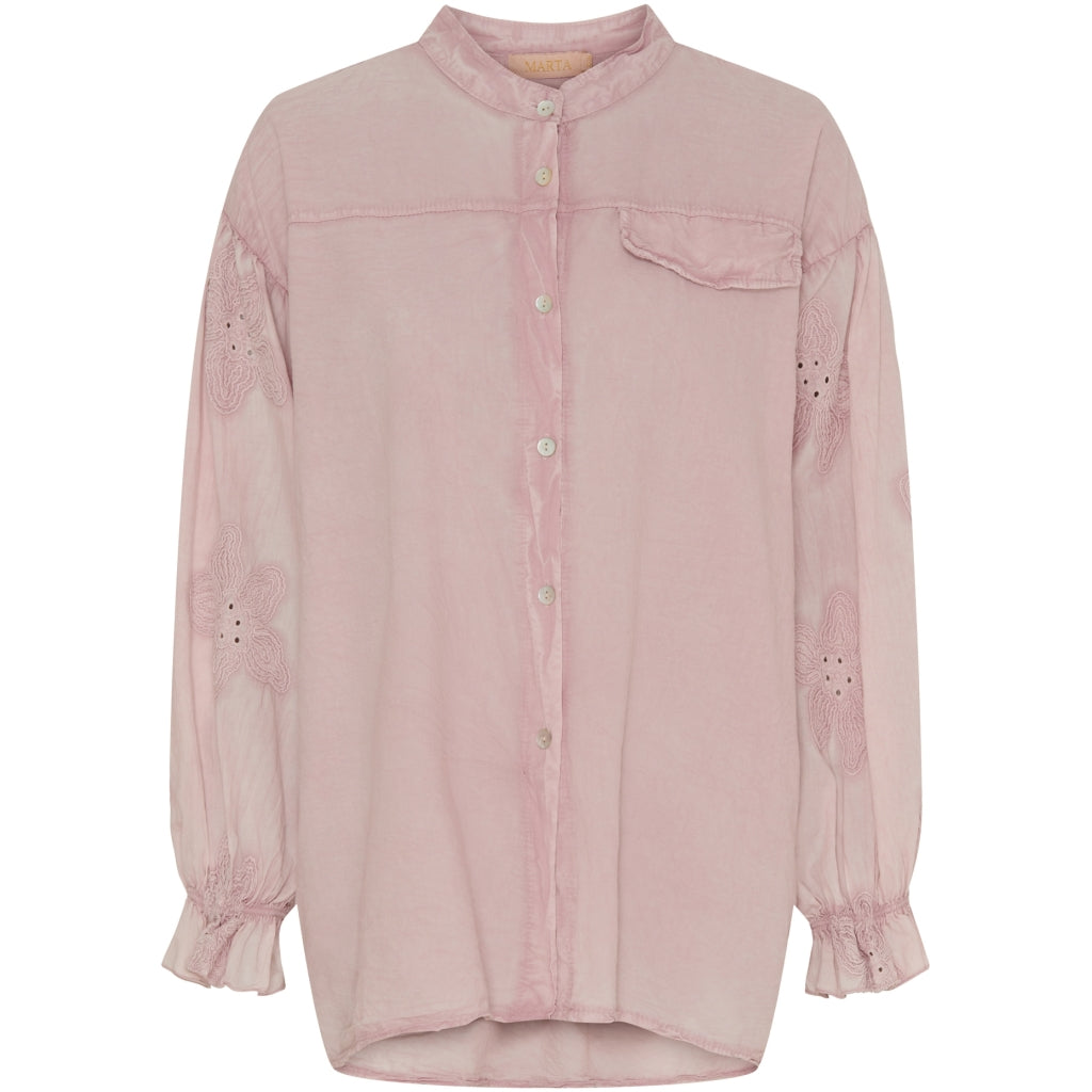MARTA DU CHATEAU Marta Du Chateau dam skjorta MdcRiley Shirt Rosa