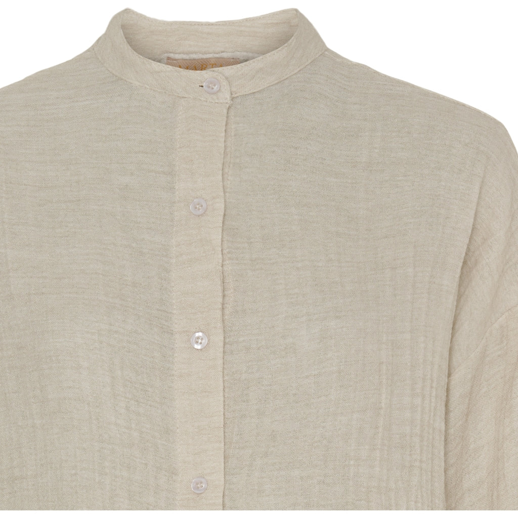 MARTA DU CHATEAU Marta Du Chateau dam skjorta MdcRoxane Shirt Beige3