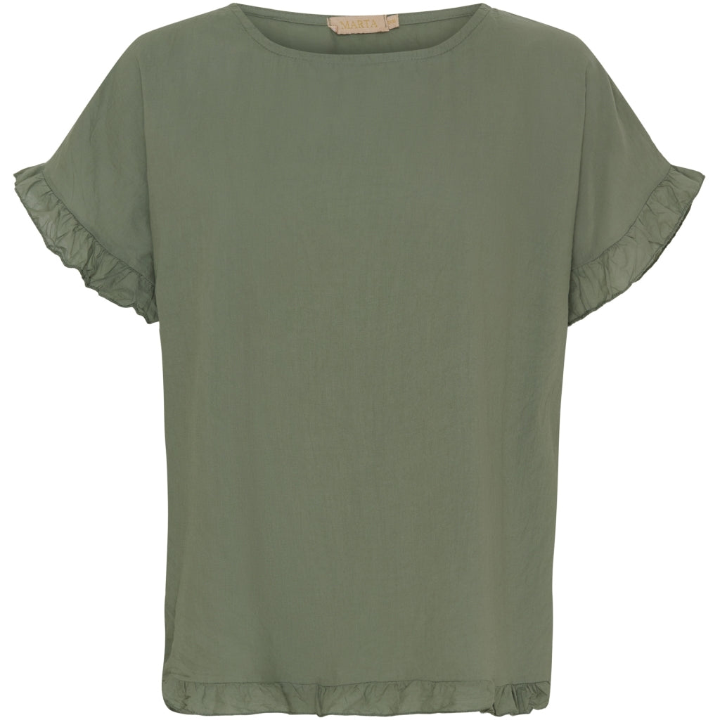 MARTA DU CHATEAU Marta Du Chateau dam top MdcKasimira Top Military