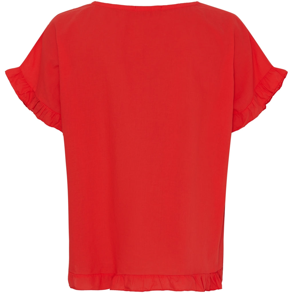 MARTA DU CHATEAU Marta Du Chateau dam top MdcKasimira Top Rosso