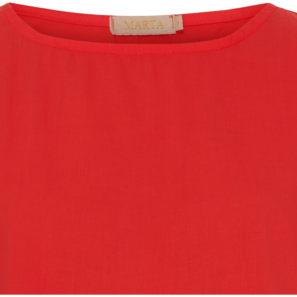 MARTA DU CHATEAU Marta Du Chateau dam top MdcKasimira Top Rosso