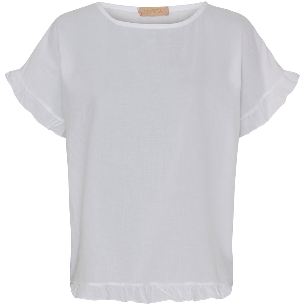 MARTA DU CHATEAU Marta Du Chateau dam top MdcKasimira Top White