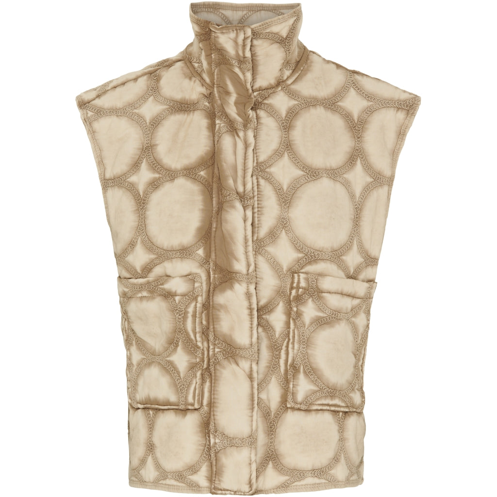 MARTA DU CHATEAU Marta Du Chateau dam väst MdcAmy Vest Camel
