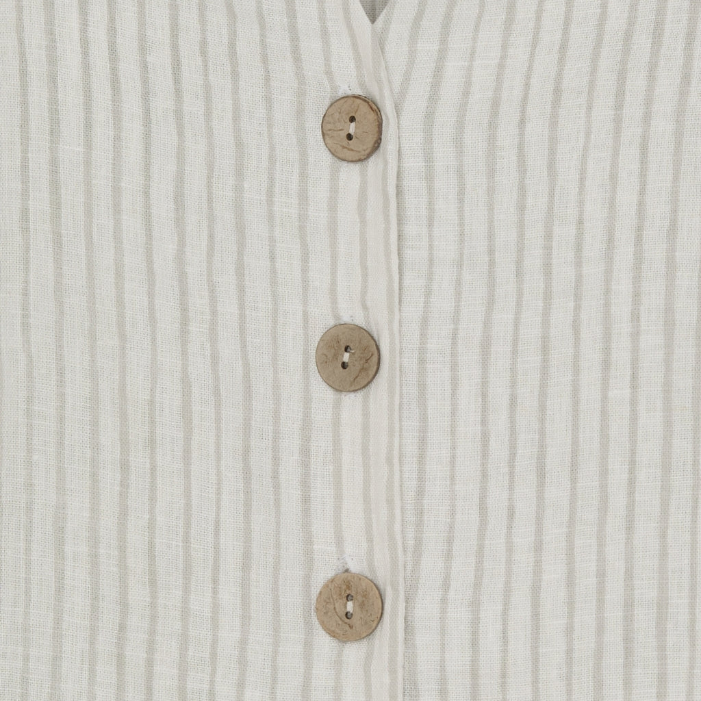 MARTA DU CHATEAU Marta Du Chateau dam väst MdcEdel Vest Stripe Grey