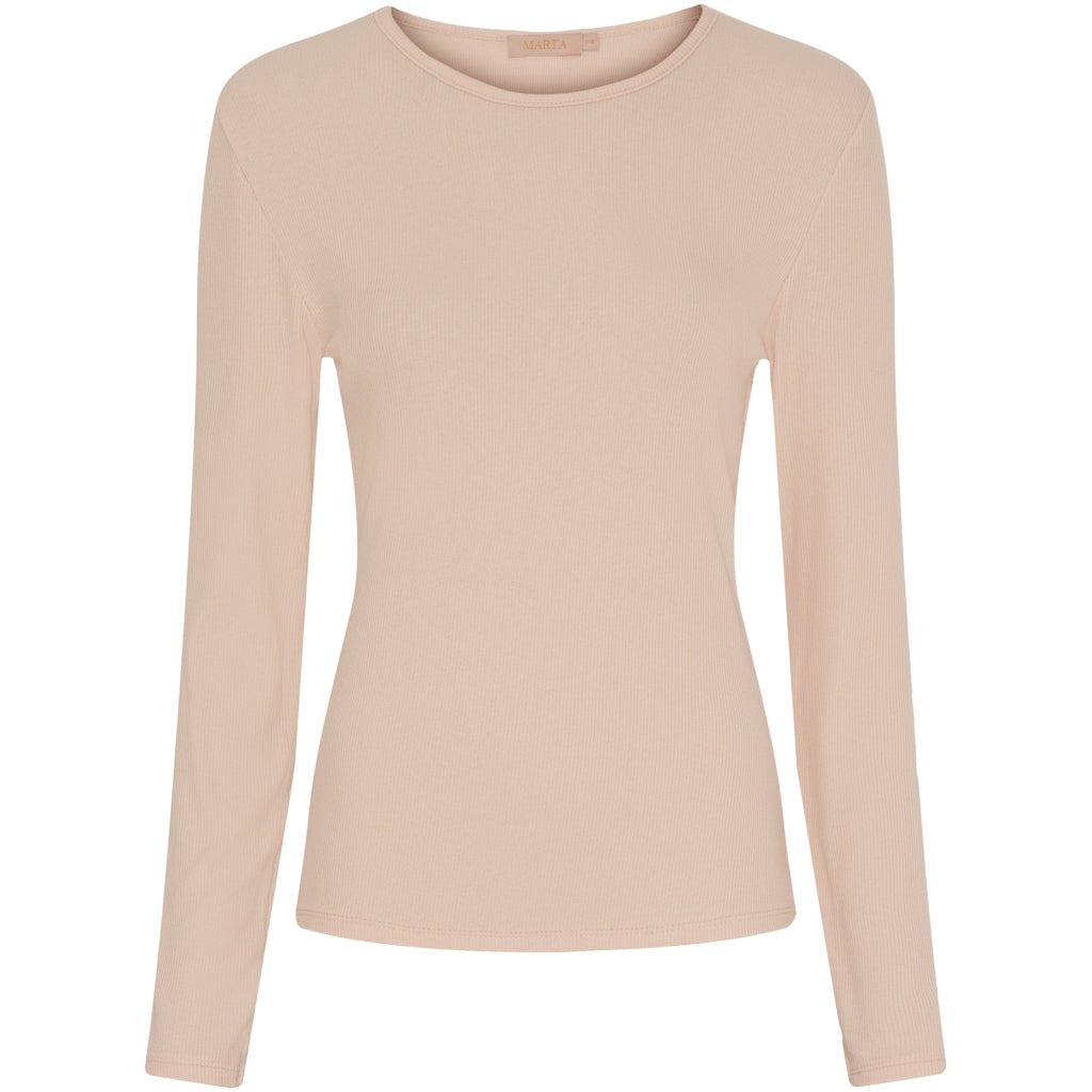 MARTA DU CHATEAU Marta Du Chateau långärmad t-shirt MdcIngrid 4906 LS Tee BeigeSS