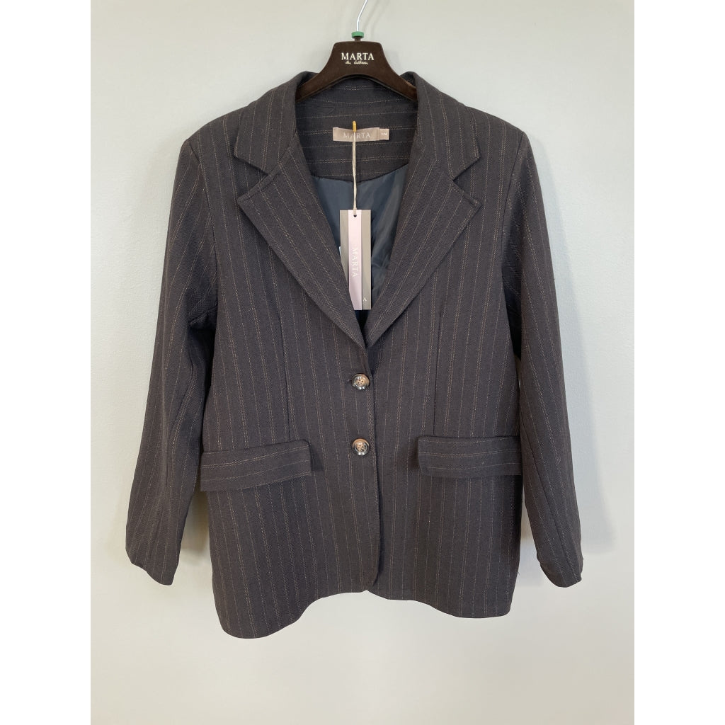 MARTA DU CHATEAU Marta du Chateau Dam Blazer MdcSenna 8870 Blazer Dark moro