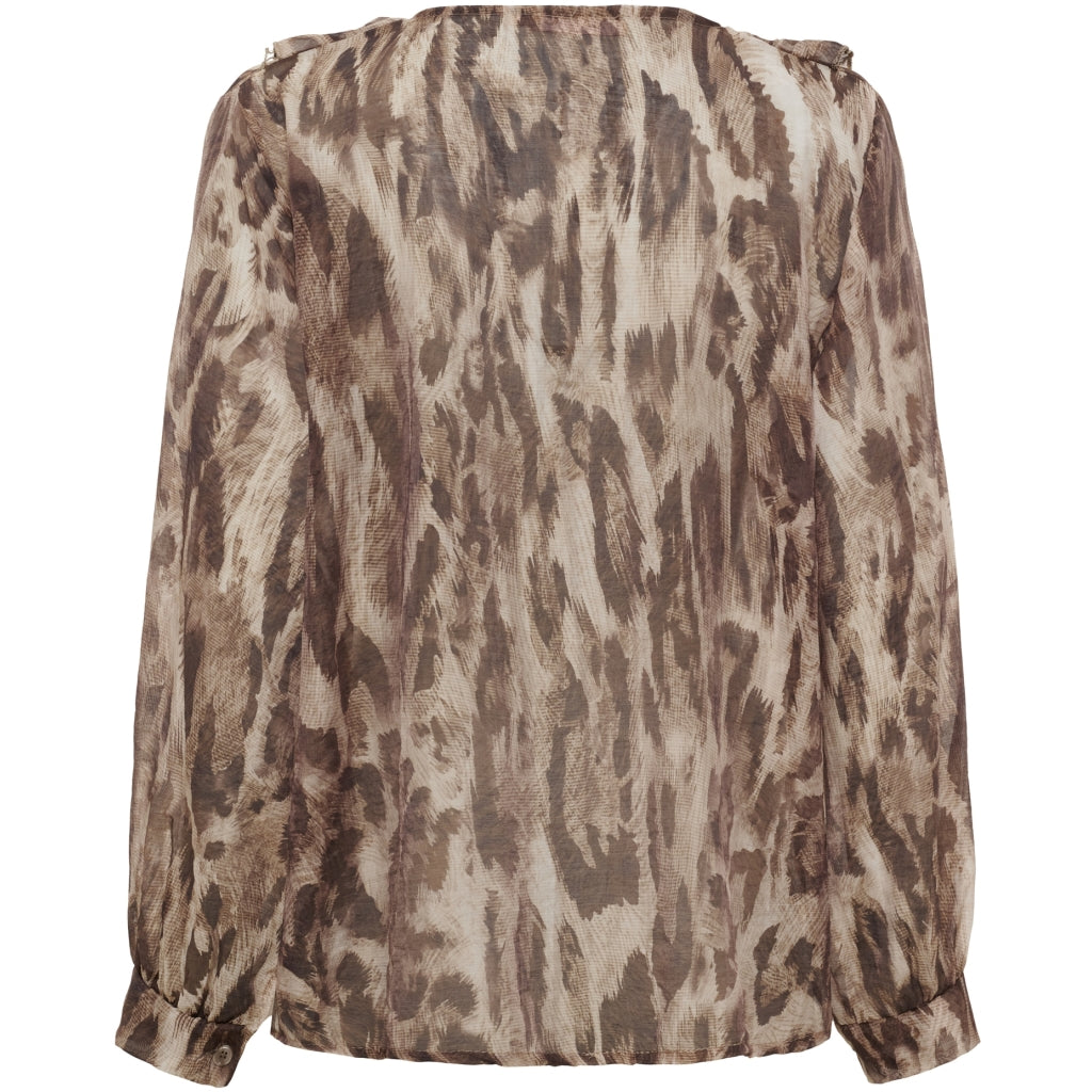 MARTA DU CHATEAU Marta du Chateau Dam Blus MdcPistacia 8775 Blouse Leo