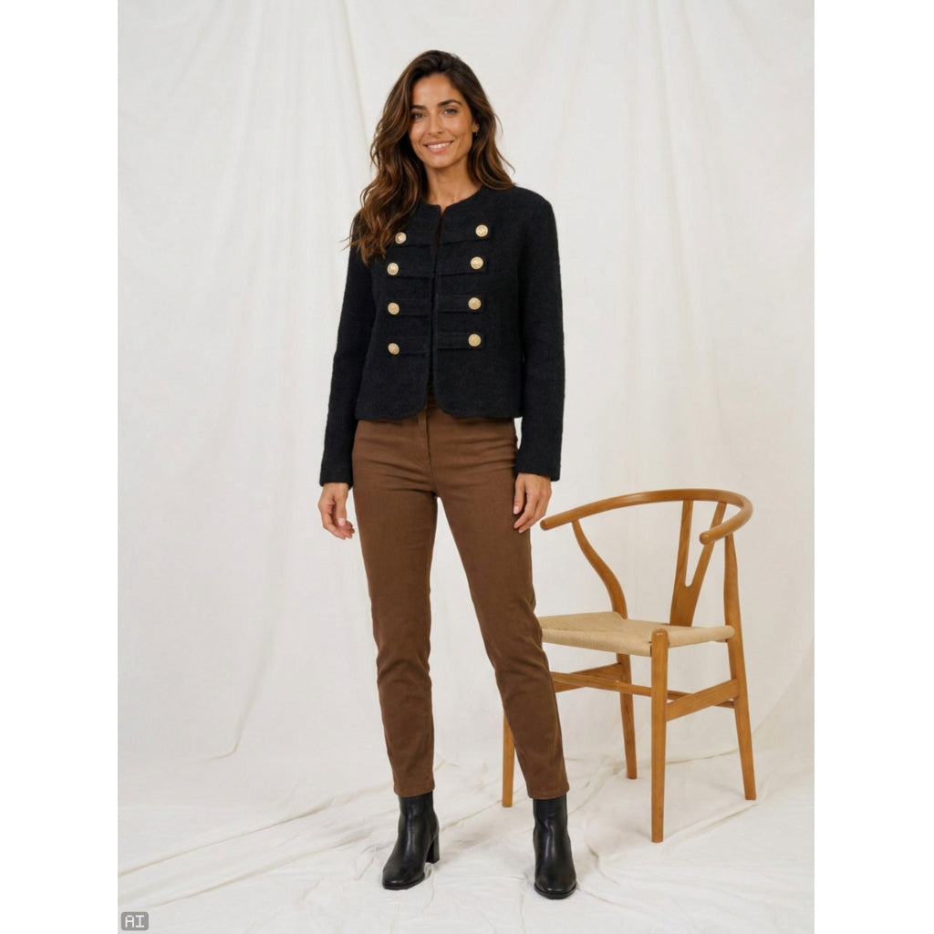 MARTA DU CHATEAU Marta du Chateau Dam Jacka MdcMarlowe 2618003 Jacket Black