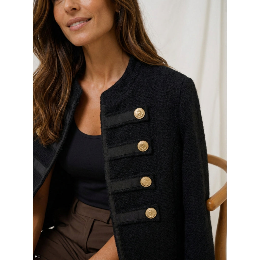 MARTA DU CHATEAU Marta du Chateau Dam Jacka MdcMarlowe 2618003 Jacket Black