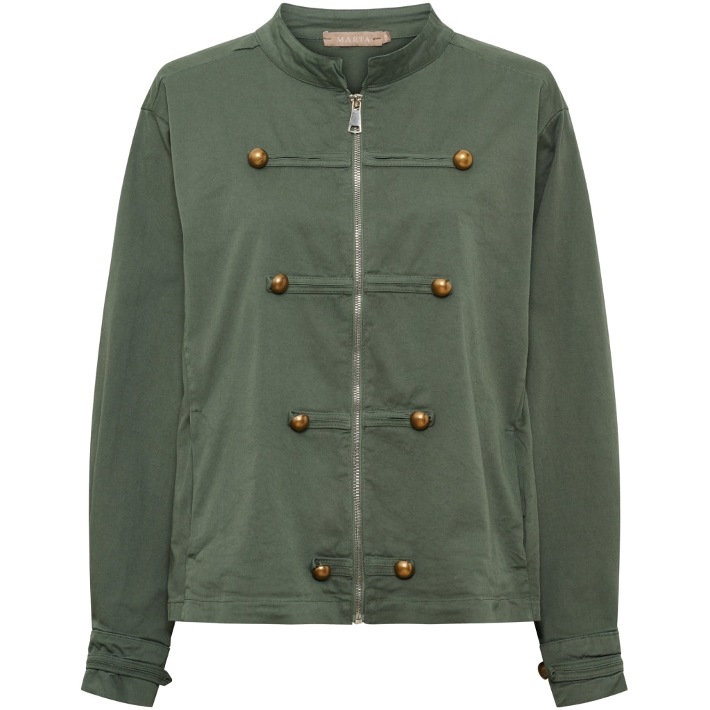 MARTA DU CHATEAU Marta du Chateau Dam Jacka MdcVirella 8594 Jacket Military118