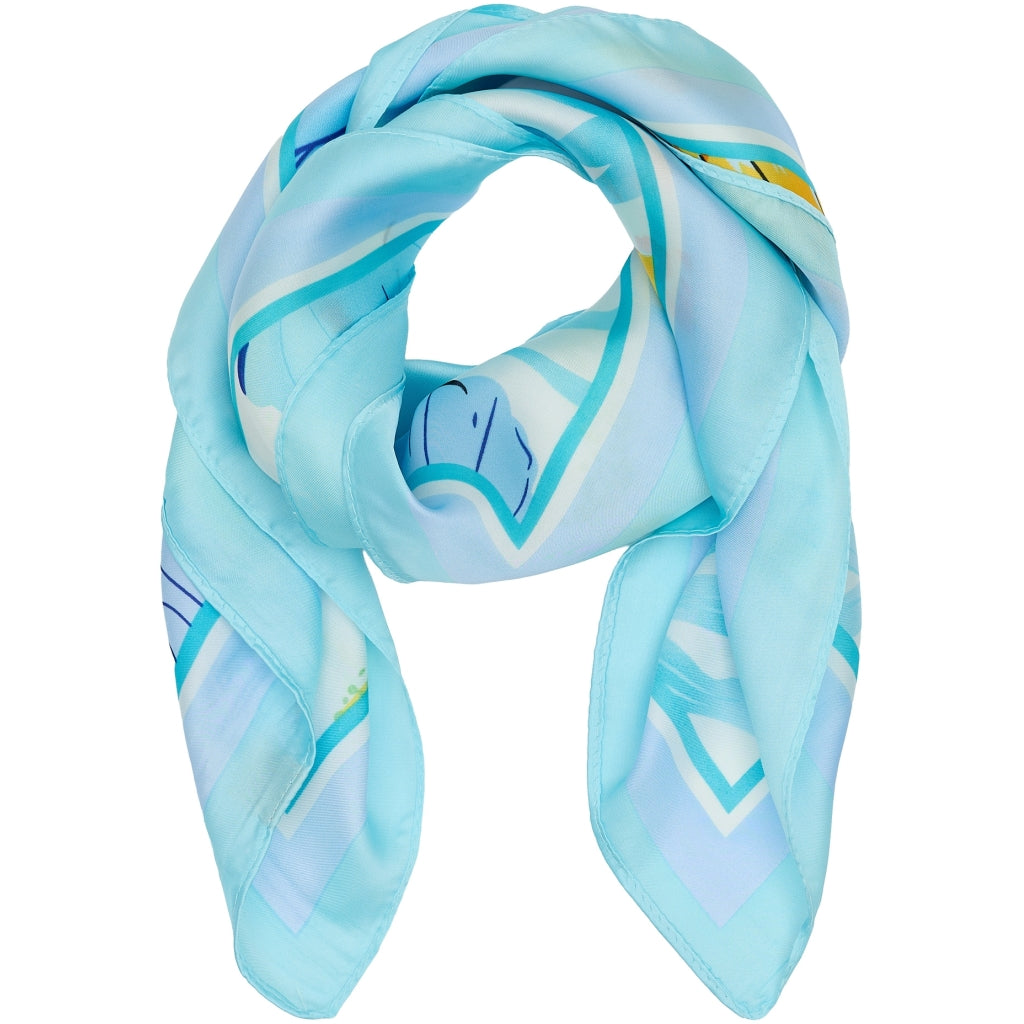 MARTA DU CHATEAU Marta du Chateau Dam Scarf MdcEliane FA-Scarf Scarf Blue24